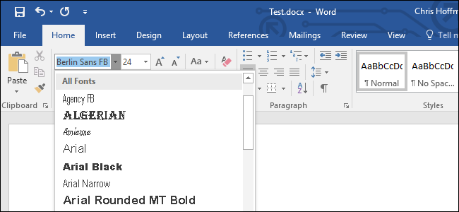 fonts for word for mac